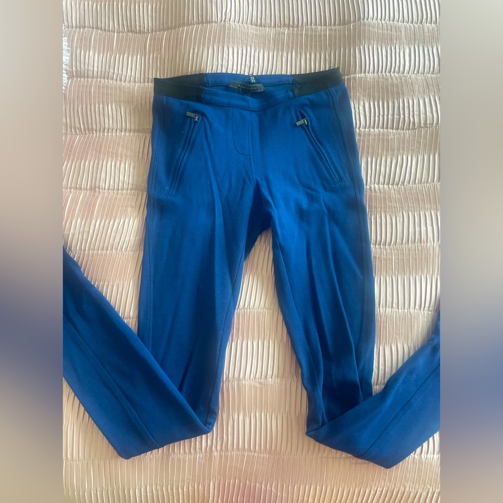 Royal Blue legging with stylish mini zipper details
